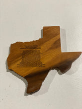 Load image into Gallery viewer, Wooden Texas Plaque
