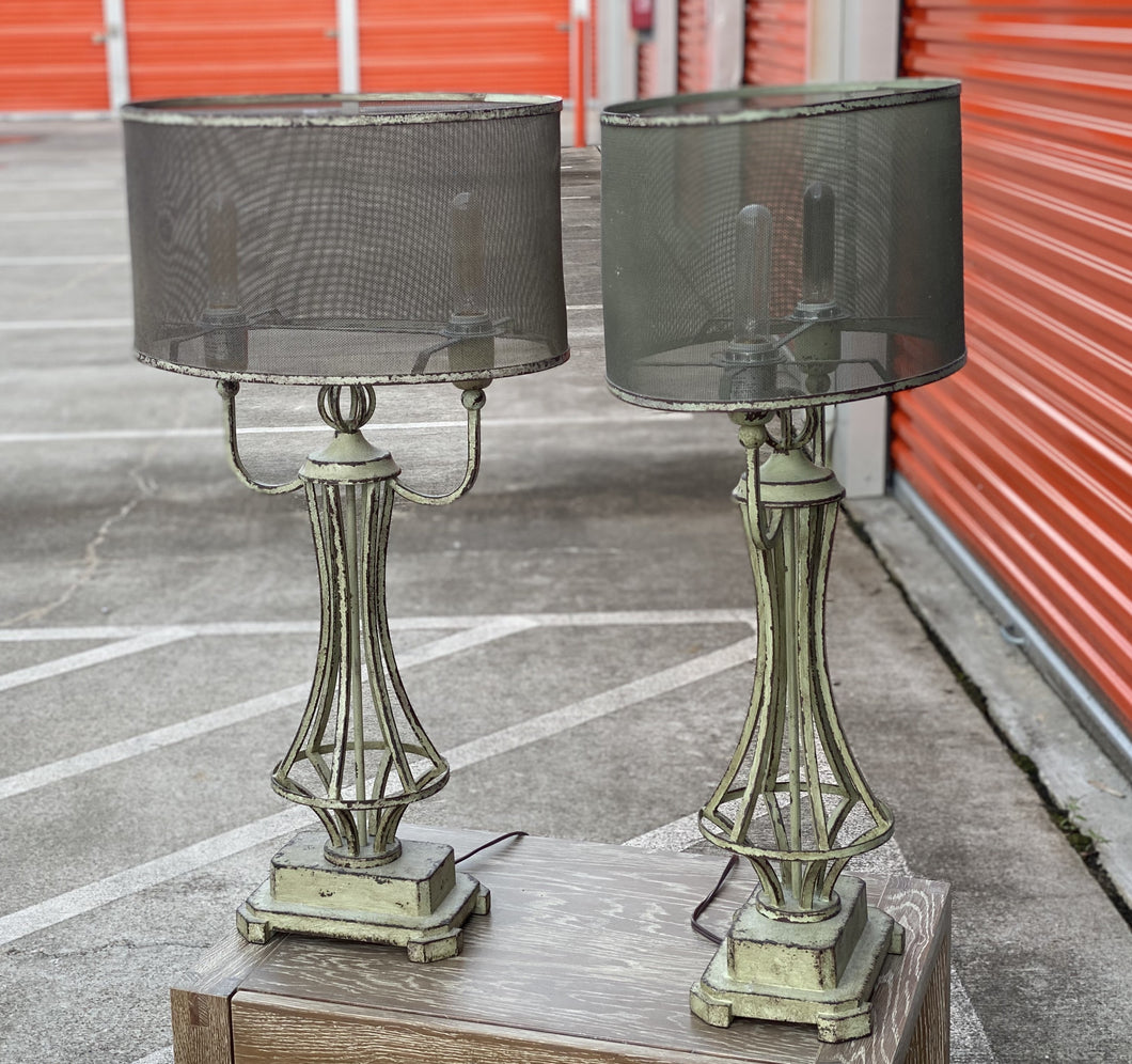 Antique Wahed Lamps- Set of 2